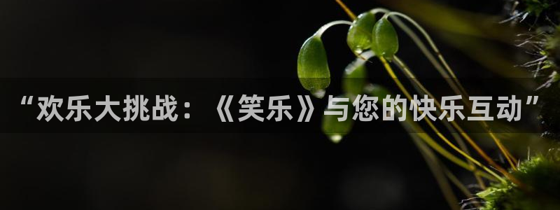 壹号娱乐体育凯捷登陆：“欢乐大挑战：《笑乐》与您的快乐互动”